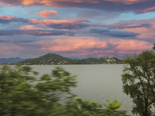 Images of beautiful lakes of North Italy